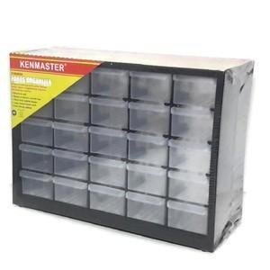 Kenmaster Rak Drawer 25 Susun Laci Kecil Komponen Sparepart