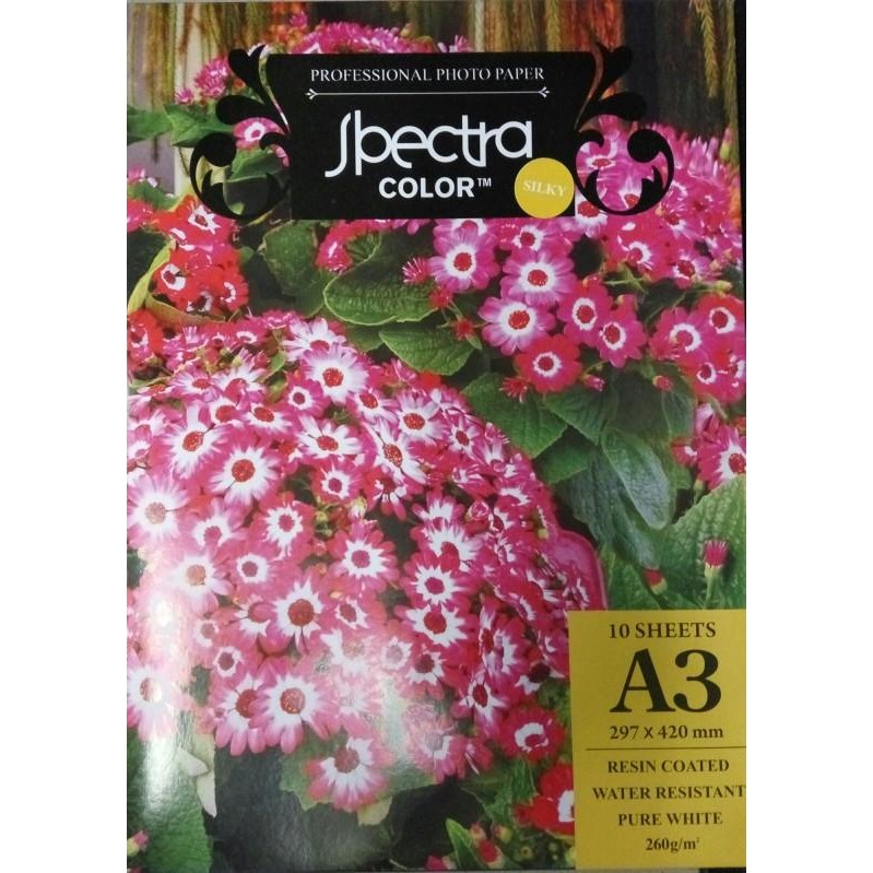 

Pilihan- Silky Photo Paper A3 260Gsm Spectra