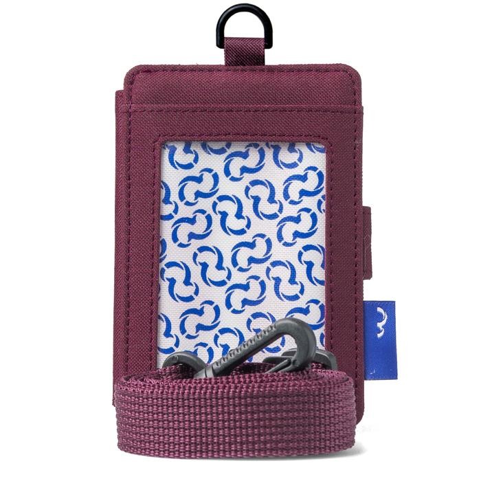 

Wallts Pebble Maroon - Lanyard Name Tag ID Card Kantor Unisex Pria Wanita Kartu Dompet Cowok