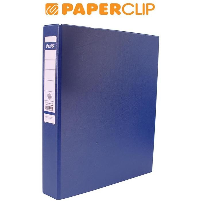 

RING BINDER BANTEX 8222 A4 2 RING 25MM 01 BLUE