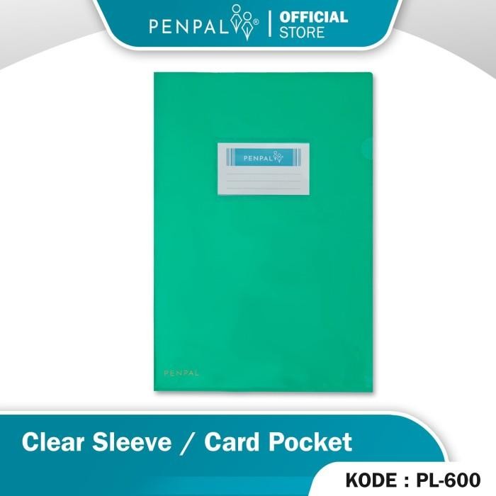 

Penpal Clear Sleeve & Card Pocket / Map L PL-600