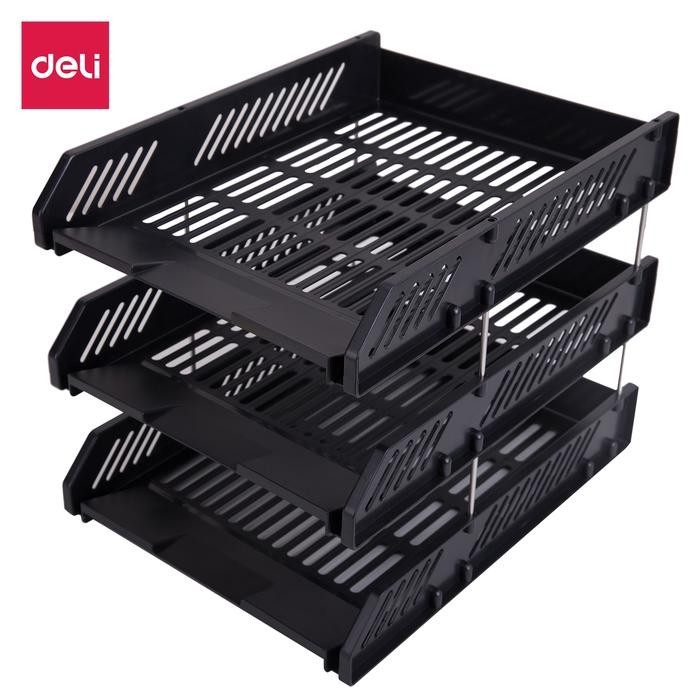 

DELI FILE TRAY RAK PENYIMPAN FILE 2&3TINGKAT BAHAN PLASTIK E9208 E9209