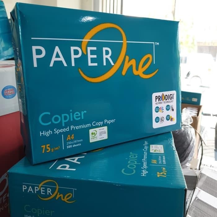 

Paper One 75 Gram HVS A4 Paper 500 Lembar - High Quality