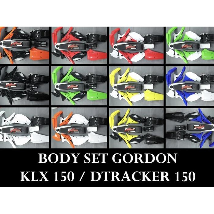 Body Full Set Gordon Klx 150 S L G Bf Dtracker 150 Body Kawasaki Klx Dtracker Gordon Racing