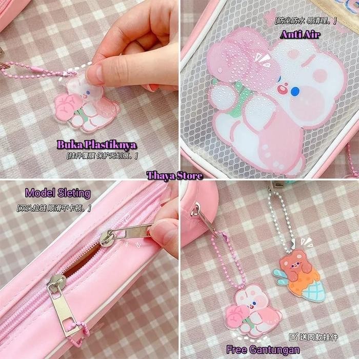 

TEMPAT PENSIL AESTHETIC TERBARU PENCIL CASE KOTAK PENSIL KAWAII KOREA