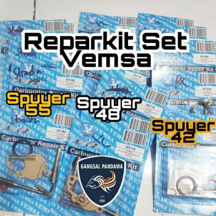 SIAPKIRIM Reparkit Karburator vespa Spartan Spuyer vespa Spartan READY STOCK