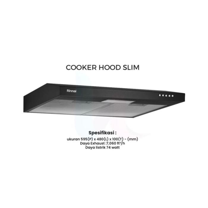 Cooker Hood Rinnai 60 Cm - RH126B