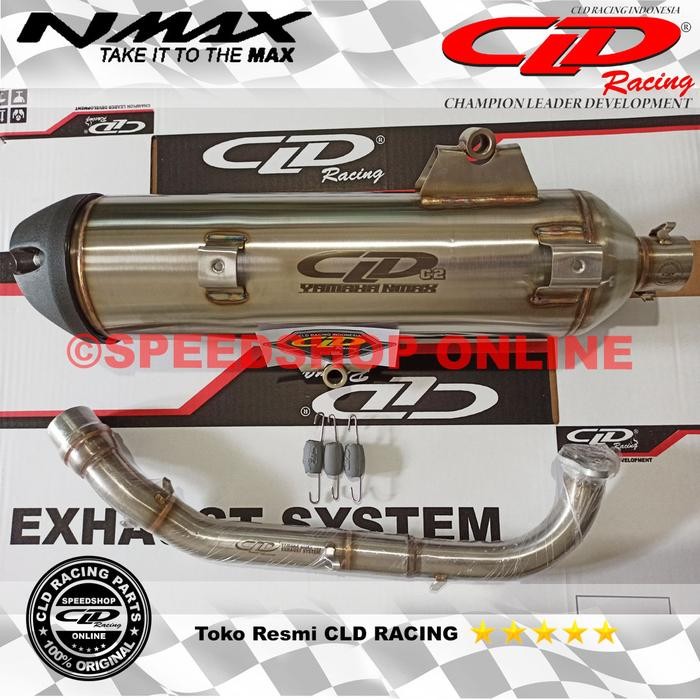 knalpot cld yamaha nmax original c2 standar racing stainless [mutu terbaik]