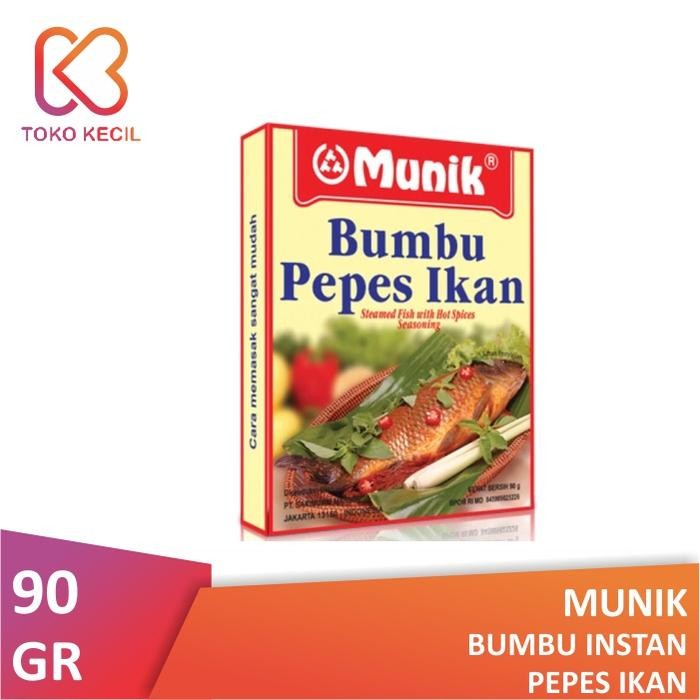

Stok Baru Munik Bumbu Pepes Ikan 90gr