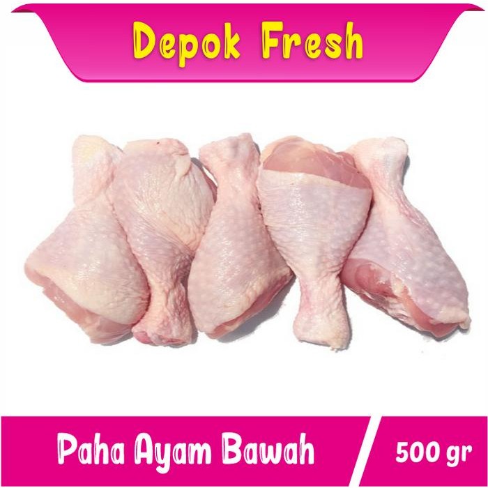 

Pilihan- Paha Ayam Bagian Bawah Atau Atas / Drumstick Fresh
