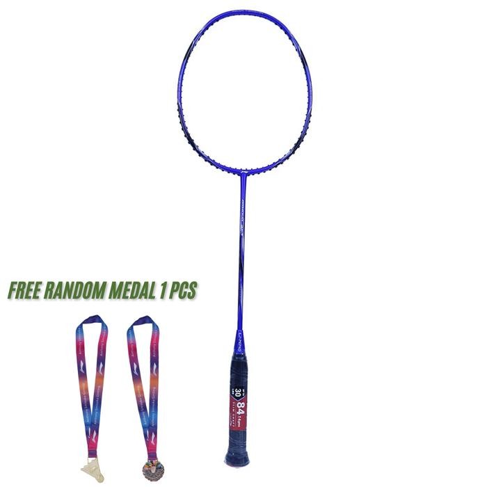 Li-Ning Badminton Racket Armour 353 Blue/Black AYPP444-4 Alat Olahraga