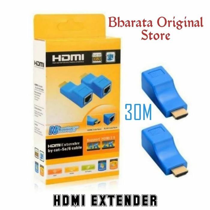 Pilihan- Hdmi To Lan Adapter - Hdmi Extender - Extender 30M
