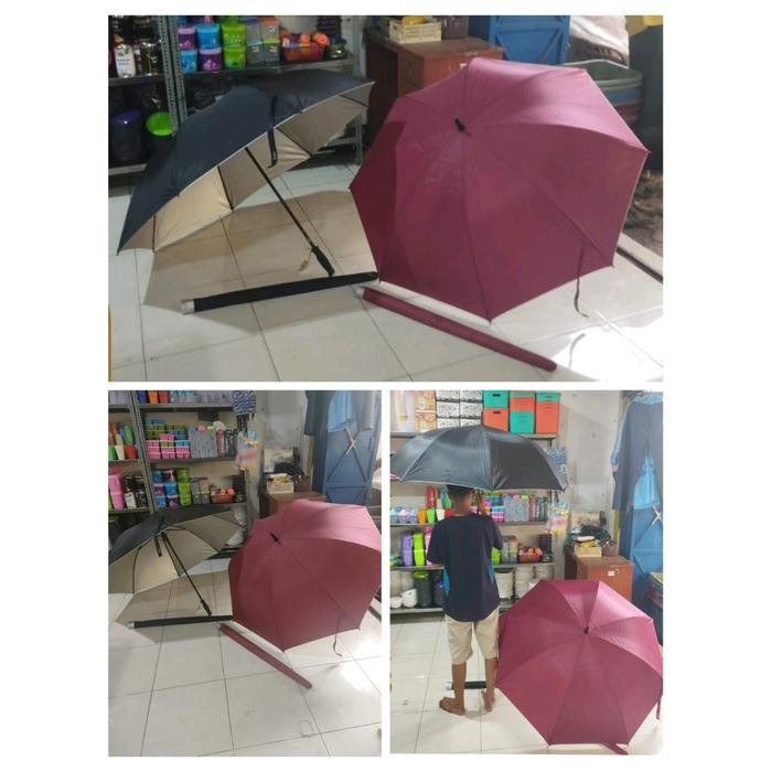 BRG BARU PAYUNG GOLF JUMBO POLOS WARNA SILVER-PAYUNG GOLF SILVER-PAYUNG ANTI UV