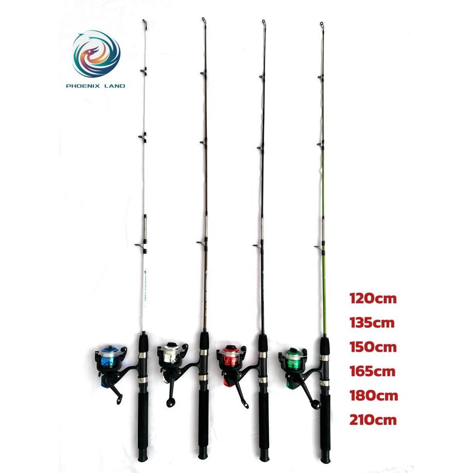 Joran Pancing Sambung Dua Fiber Glass120Cm 135Cm 150Cm 165Cm 180Cm 165Cm 180Cm 210Cm Bisa Cod Joran
