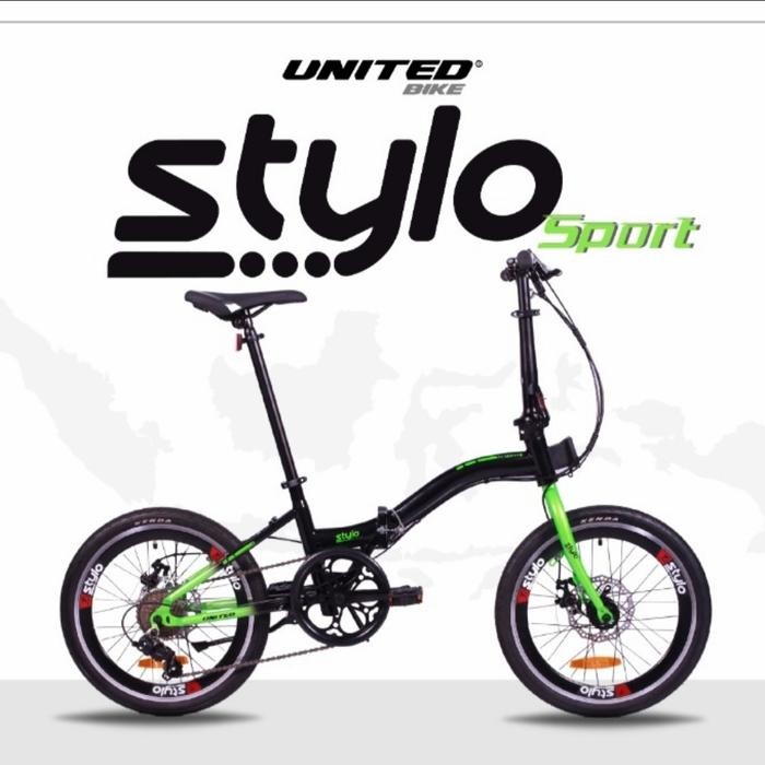 Pilihan- Sepeda Lipat 20 Inch United Stylo 5 Speed