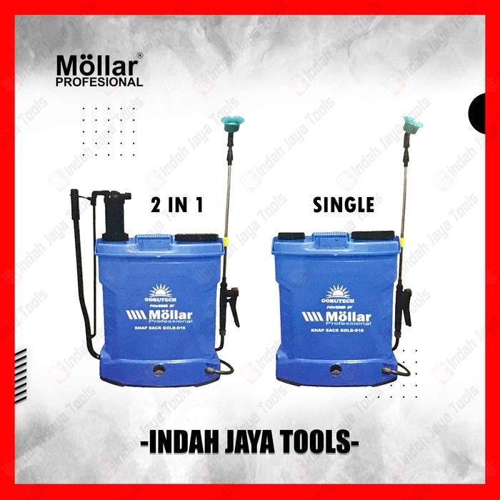 MOLLAR GORUTECH Sprayer 16 LT Manual Elektrik 2 in 1 SNI - Alat SemprotSemprotan HamaTanaman