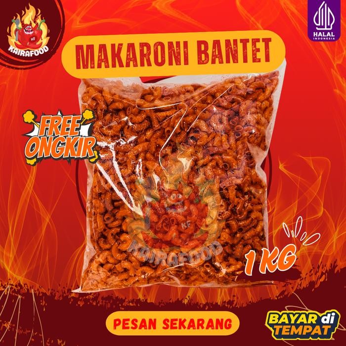

1 Kg Makaroni Bantet Pedas dan Original