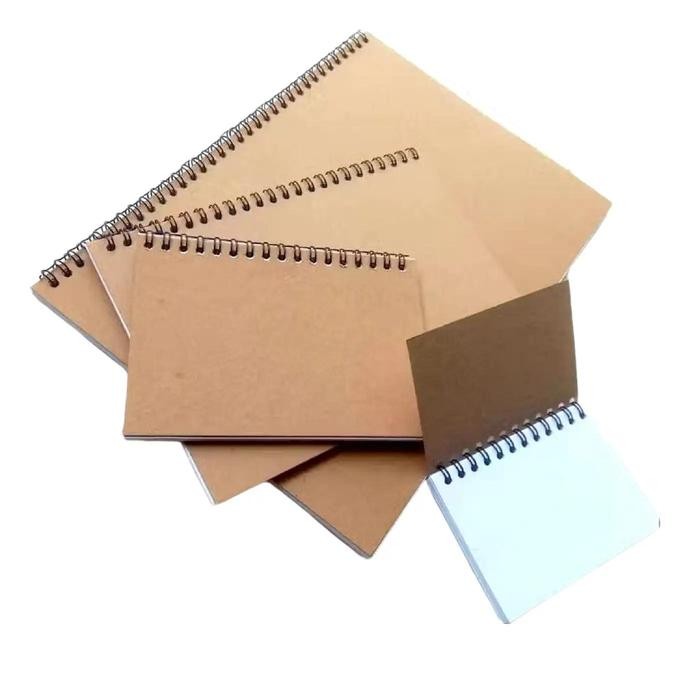 

New Notebook Basic Polos Buku Catatan Anak Sekolah Aesthetic Sampul Coklat 50 Lembar Stationery