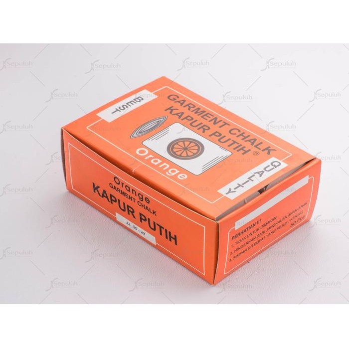 Pilihan- Kapur Jahit _ Kapur Kelinci "Orange" _ Garment Chalk _ Kapur Putih