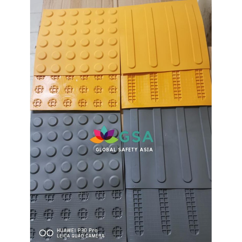 New Paving Block Rubber Tunanetra Tactile Karet Blind Road Sidewalk