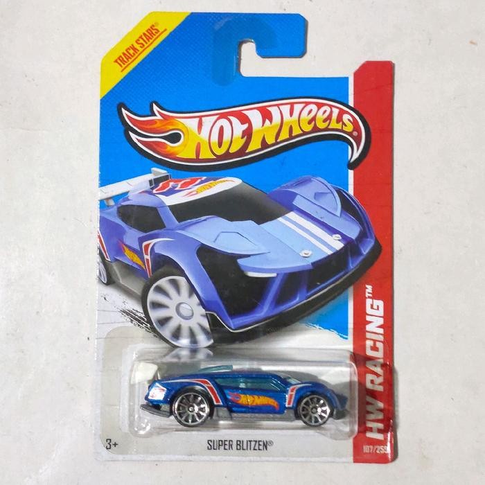 Pilihan- Hotwheels Hot Wheels Super Blitzen Biru 2013 Hw Racing Rare