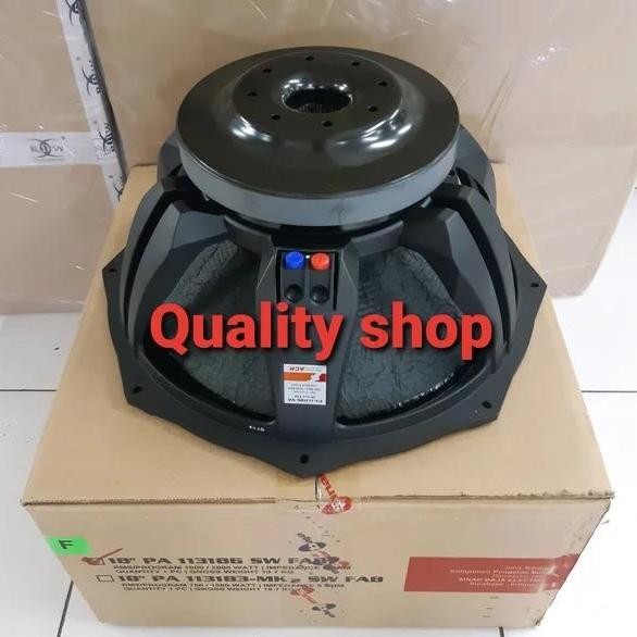 Speaker 18 Inch Acr Faboulous PA-113186 SW Original