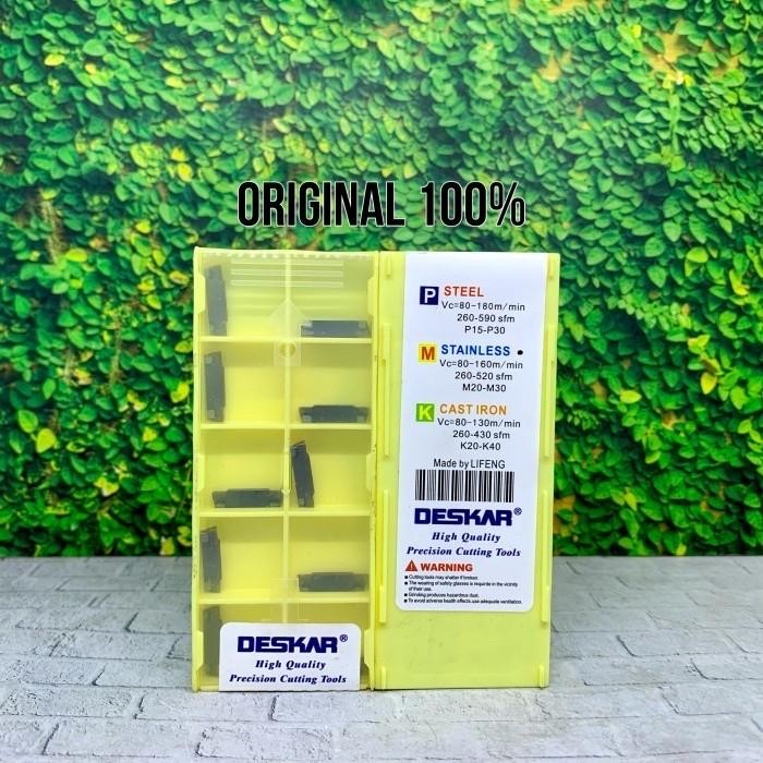 Insert potong grooving MGMN 2 mm..MGMN 200 original DESKAR baru