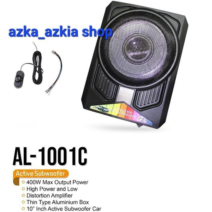Ready Subwoofer Kolong Aktif ADS 10 Inch AL-1001C Subwoofer Kolong