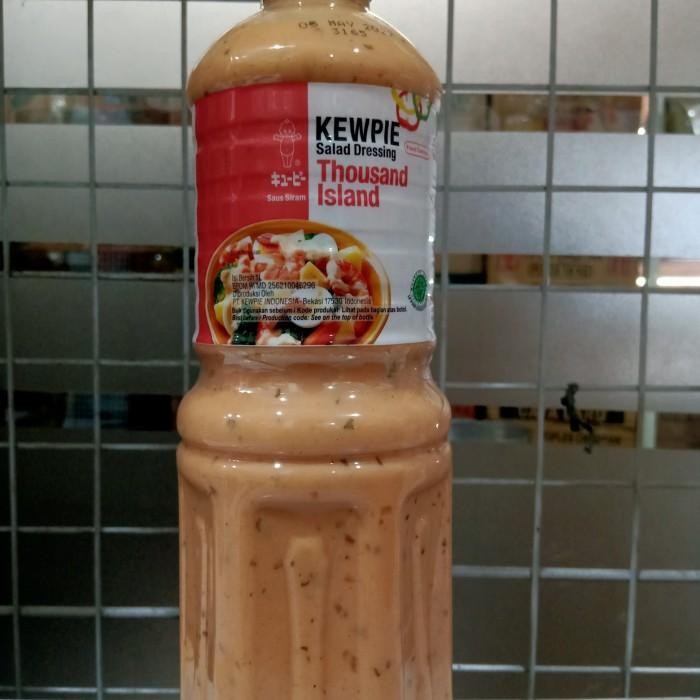 

KEWPIE SALAD DRESSING THOUSAND ISLAND 1LTR X 1 BOTOL, ENAK U/ SALAD, COCOLAN MAKANAN DLL