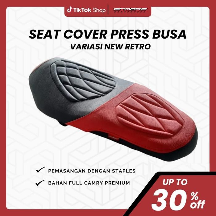 Ready Enmore Kulit Jok Motor - NEW RETRO'23 - Enmore Concept Sarung Jok Premium Bahan Full Camry