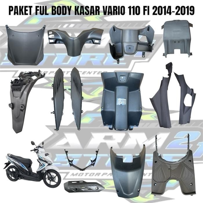 Paketan Full Body Kasar Vario 110 Fi 2014-2019 / Komplit Body Kasar Vario 110 Fi Led 2014-2019