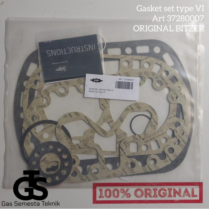 Terlaris GASKET BITZER TYPE VI PACKING SET BITZER TYPE VI ORIGINAL BITZER SALE