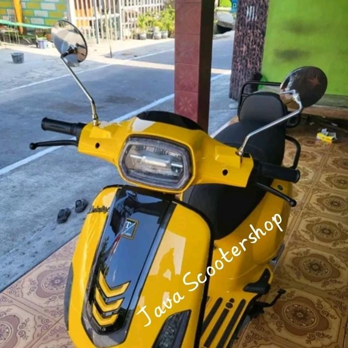 ASLI Spion Klasik Bulat ukuran besar untuk motor listrik / aksess molis READY STOCK
