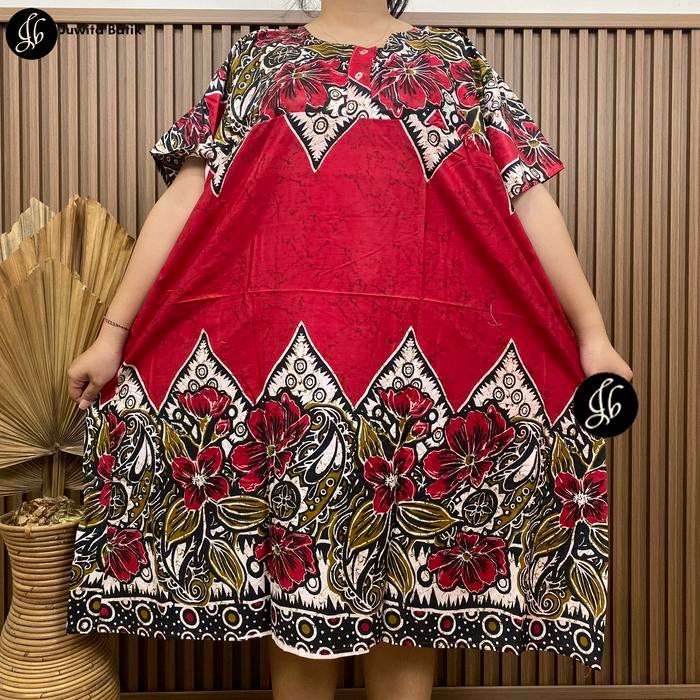 6XB6  Juwita Batik - Daster Payung Jumbo Busui Friendly Ld 140 Super Jumbo Murah Terbaru