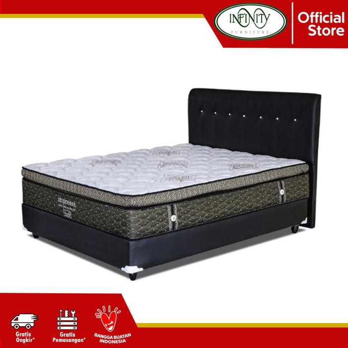 Elite Serenity Spring Bed Set Kasur Impressa Pocket Latex