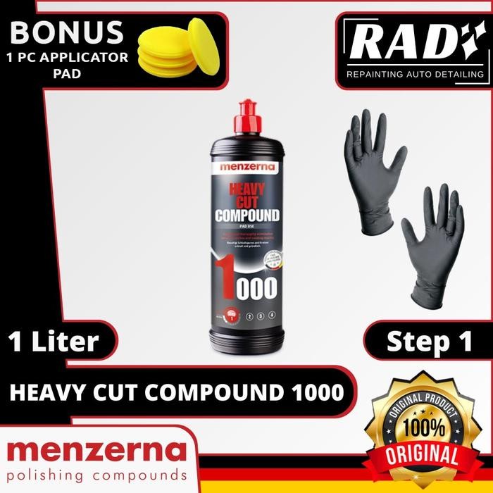 Menzerna Heavy Cut Compound 1000 1L - Obat Poles Mobil Step 1