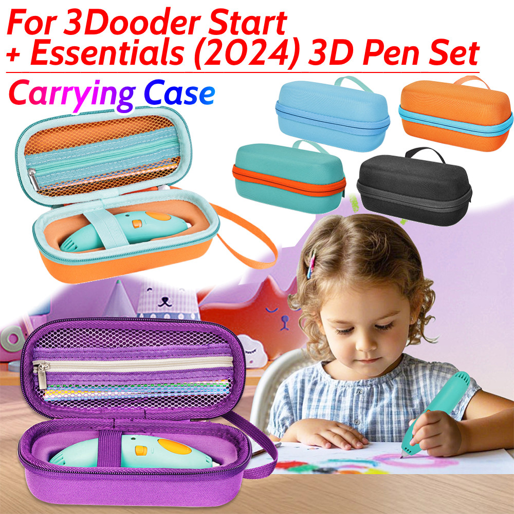 Hard Carrying Case for 3Doodler Start Essentials 2024 3D Pen Set Hard Travel Case Shockproof