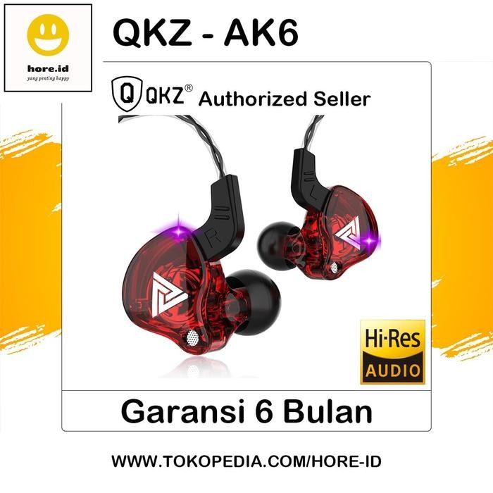 27r7- Qkz Ak6 Sport Running Headset Earphone Wih Mic
