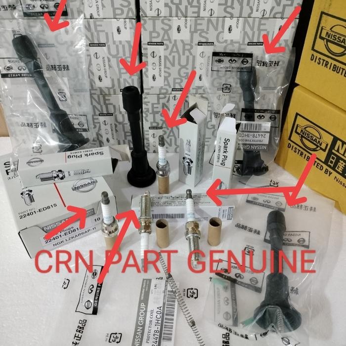 Busi Iridium Livina 4Pc + Selongsong Coil Livina 4Pc.1Paket Livina 1.5