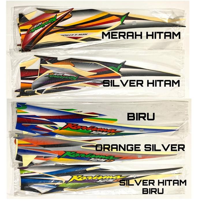 TERLARIS STIKER STRIPING HONDA KARISMA TAHUN 2004 READY STOCK