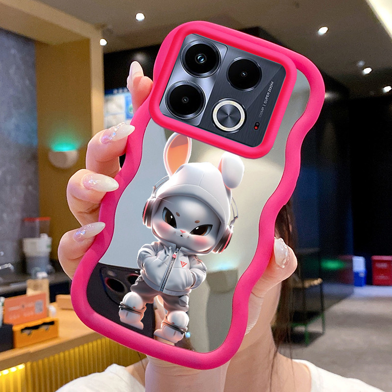 Casing Untuk Infinix Note 40 Note 40 Pro 5G Note 40 Pro+ 5G Case Casing Mesin kelinci Pola HP Cesing