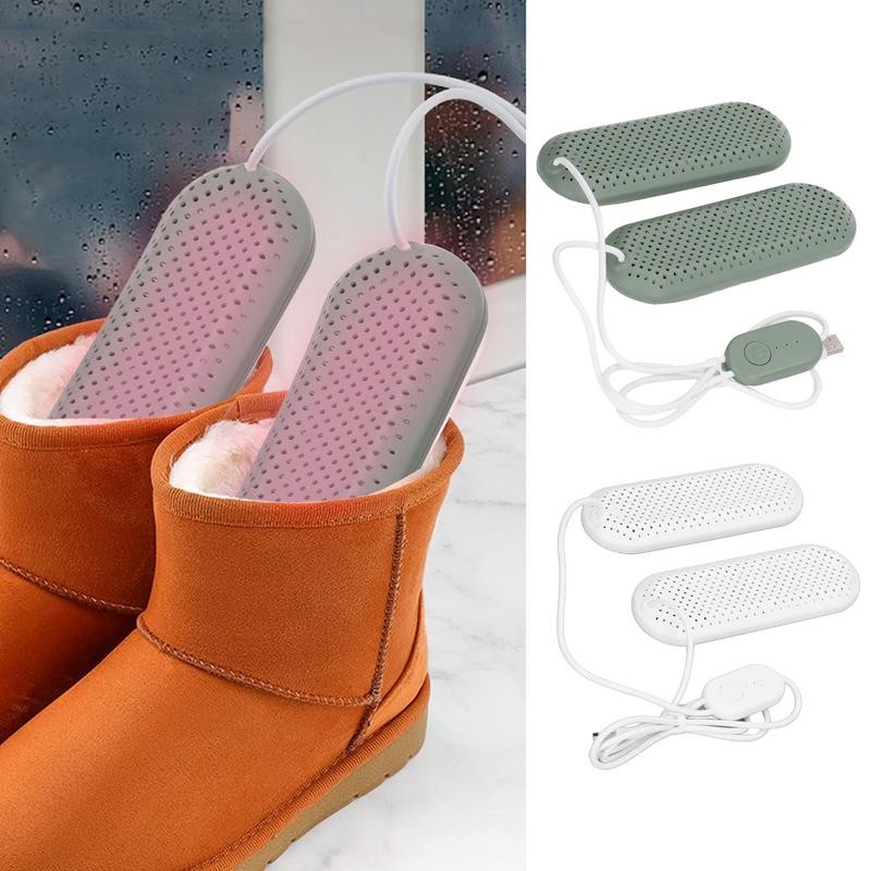 Shoe Dryers UV pasteurize Dehumidification Portable Shoe Rack Heater Deodorizer Dehumidifier Device 