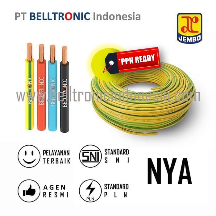 Kabel Listrik Jembo Nya 1.5 Mm, 1 Roll@ 100 Meter