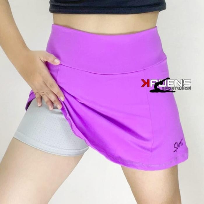 TerbaruSis- Kadens Sport Mini Skirt/Rok Sport Jumbo Wanita/Mini Skirt Big Size/Tennis Mini Skirt