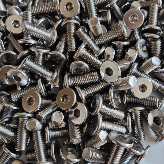 KUALITAS BAUT JCBC M8x20 mm STAINLESS / M8 x 20 / JCBC STAINLESS