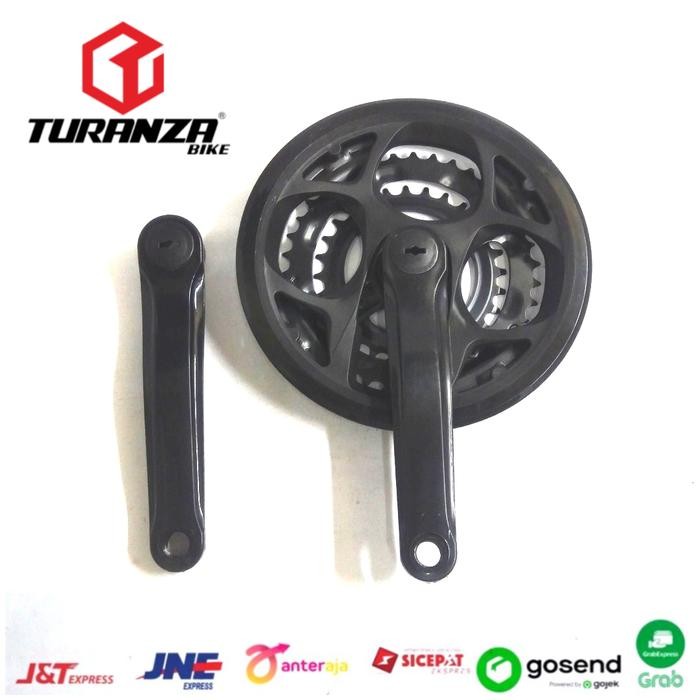 crank gir gear susun 3 speed ainring sepeda federal polygon united