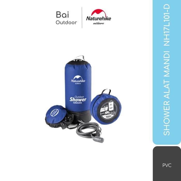 TERLARIS SHOWER ALAT M CAMPING PORTABLE NH17L101-D READY STOCK