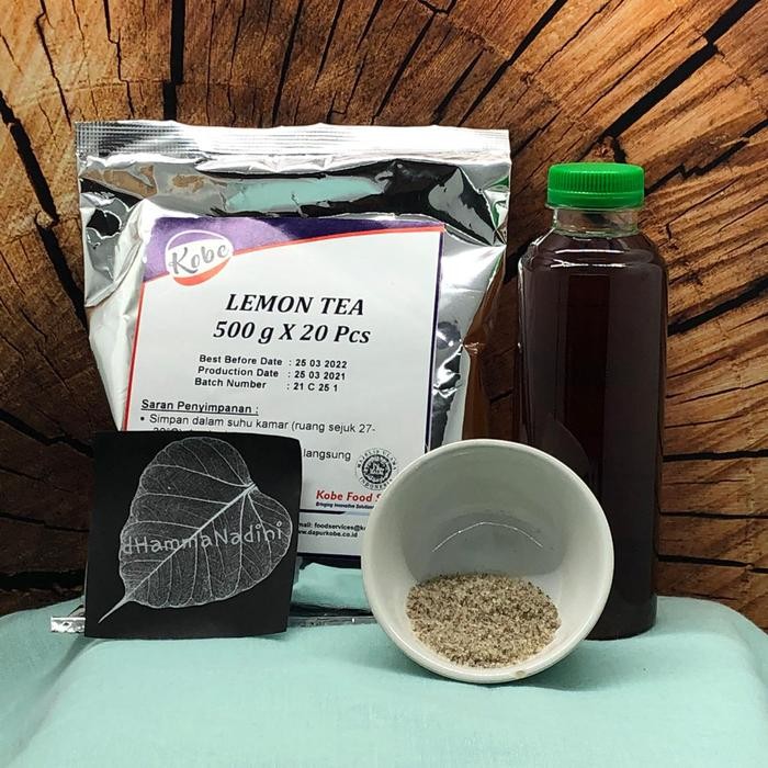 Super lemon tea kobe 1/2kg/serbuk lemon tea/lemon tea powder gr/bubuk teh