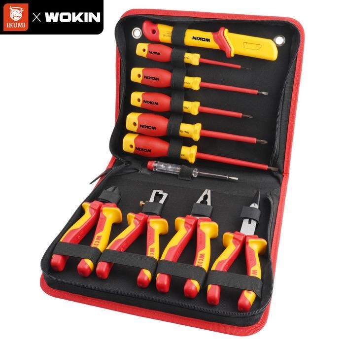WOKIN 11pcs Tools Insulasi Listrik Set Premium - 569811