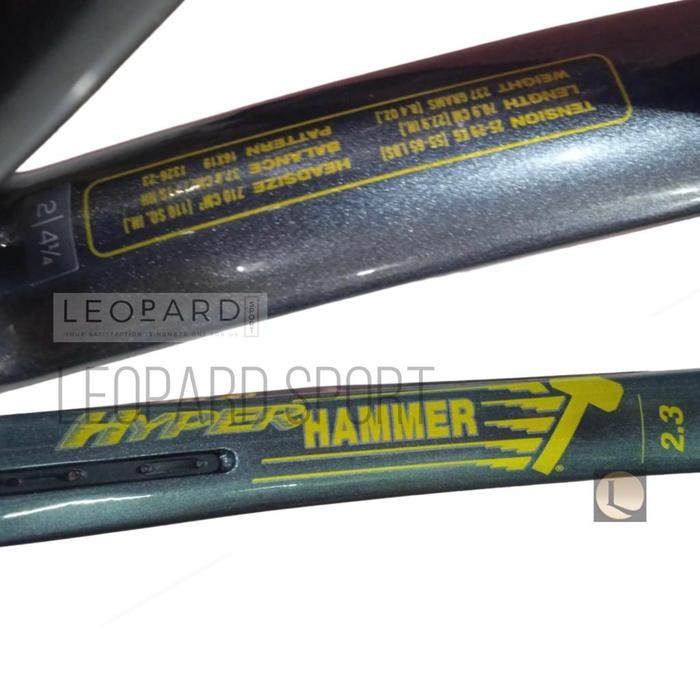 Raket Tenis Wilson Hyper Hammer 2.3 110" 237Gr Black Original Promo